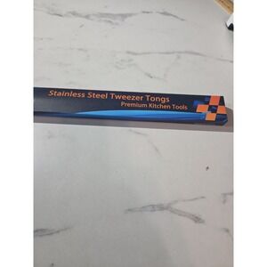 Set Of 2 Stainless Steel Premium Kitchen Plating Tongs